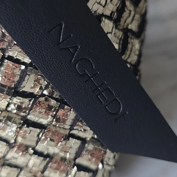 Naghedi Portofino Gold Cosmetic Pouch Large NEW - Picture 4 of 10